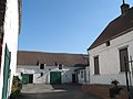 An old farm with a square courtyard in Givry