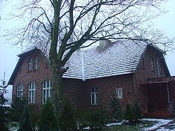 A former school and library in Graby