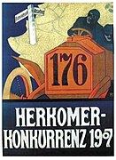 Poster for the rally initiated by Herkomer (1907).