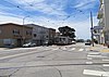 A train at Taraval and 35th Avenue, 2018