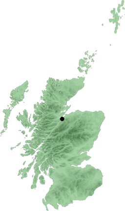 Inverness läge i Skottland.