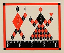 Poster of the Viennese perfume company Pessl (1923)