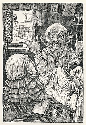 Fifth of Henry Holiday's original illustrations to "The Hunting of the Snark" by Lewis Carroll.