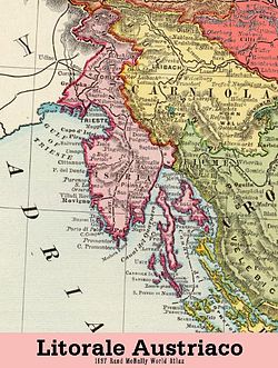 Location of Trieste, Imperial Free City