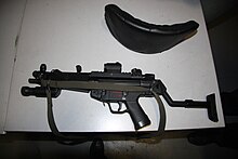 SUbfusil MP5 usado por los agentes del Grupo.