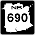 Route 690 marker