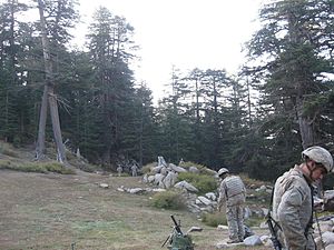 U.S. Soldiers during Operation Rock Avalanche