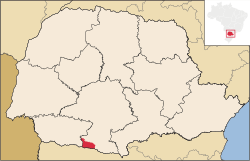 Location in Paraná