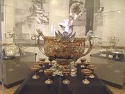 The Arizona Capitol Museum is home to the silver service (silverware) that was donated to the USS Arizona by the citizens of Arizona in 1919. This service is composed of 59 distinct pieces on display at the Capitol Museum.