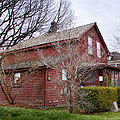 Photo of the Pickett House showing the lean-to section