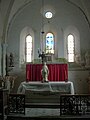 Intérieur de l'église Sainte-Madeleinne de Prunay-Belleville