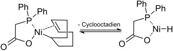 SHOP-Katalysator mit Diphenyl­phosphino&shyMessigsäure­ligand