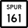 State Highway Spur 161 marker