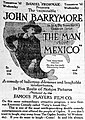 The Man from Mexico, a 1914 silent film produced by the Famous Players Film Company and Daniel Frohman