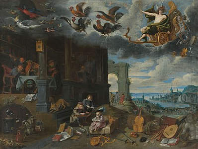 The apotheosis of commerce and science, 1640s, Rijksmuseum
