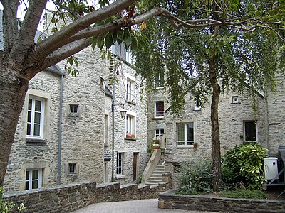 Le passage Digard avec ses vieilles maisons rénovées.