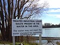 Image 48Water pollution sign on the Waimakariri River (from Geography of New Zealand)