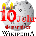 Tenth anniversary of the Alemannic Wikipedia (2013)
