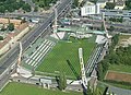 The old Albert stadion from bird view in 2011