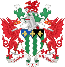 Coat of arms of Blaenau Gwent