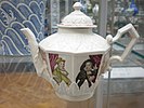 Vezzi porcelain teapot with actresses