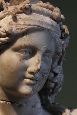 Bacchus adolescent Sculpture romaine du IIe siècle fouilles de la villa Chiragan Musée Saint-Raymond, Toulouse