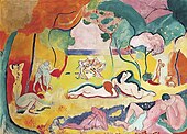 Henri Matisse, 1905–06, Le bonheur de vivre, oil on canvas, 175 x 241 cm, Barnes Foundation