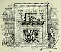 Fireplace design in The Brickbuilder