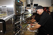 A Burger King kitchen located in Italy