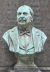 Buste d'Édouard-Fortuné Calabresi, Paris, cimetière du Père-Lachaise.