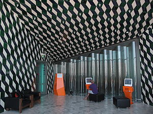 The interactive computer room in Casa da Música