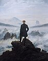 Image 17 Wanderer above the Sea of Fog Painting: Caspar David Friedrich Wanderer above the Sea of Fog is an 1818 painting by Caspar David Friedrich, a German Romantic. It has been read as a metaphor for the uncertainty of the future.