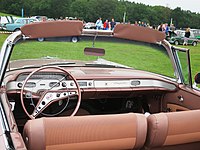 1958 Chevrolet Bel Air Impala convertible interior