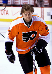 Claude Giroux of the Philadelphia Flyers hockey team (2011)