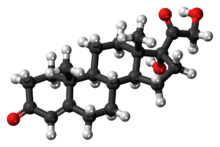 Cortodoxone 3D ball molecule view