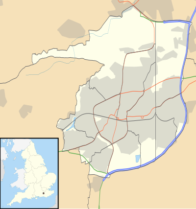 Location of conservation areas in the Borough of Crawley