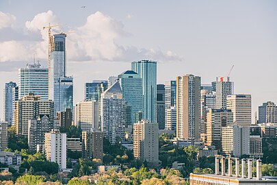 Edmonton, the capital and the second largest city in Alberta