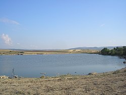 Пруд на реке Восточный Булганак у села Пруды.