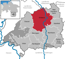 Einbeck – Mappa