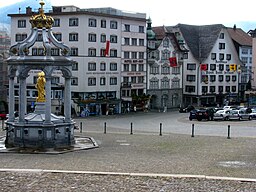 Centrum i Einsiedeln