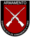 Emblema de Especialista en Armamento y Tiro