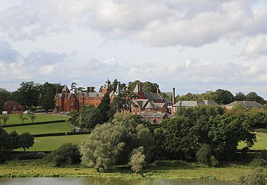 School seen from Framlingham Castle