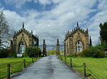 Pair of Lodges at Southern Entrance to Gisburne Park with 6 Stone Piers and Linking Railings and Gates