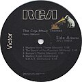 RCA's standard black Victor label used on most vinyl LPs issued in the Americas from mid 1976 to 1989; 45 rpm records used a similar label