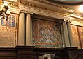 Divine Law mural in the Pennsylvania Supreme Court's chamber.