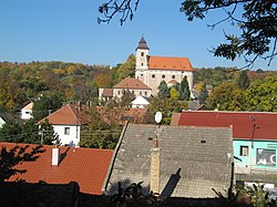 View from the Litenčice Castle