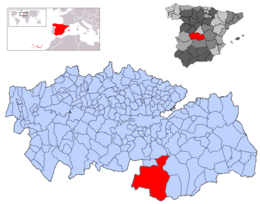 Los Yébenes – Mappa