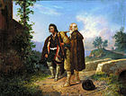 Два крестьянина. 1840-е гг. Холст, масло