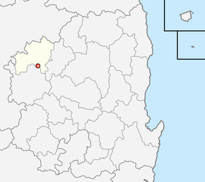 Localização de Mungyeong em Gyeongsang do Norte