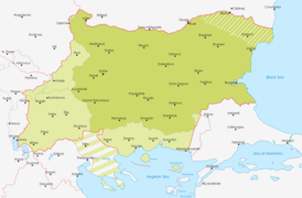 Bulgaria during World War II (1941-1944).